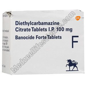 Banocide Forte 100mg Tablet (Diethylcarbamazine)