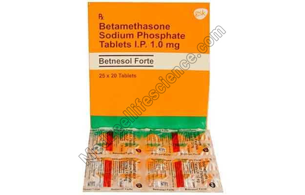 Betnesol Forte 1Mg Tablet (Betamethasone sodium phosphate)