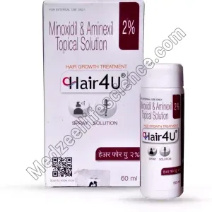 Hair 4U SOLUTION 2% (MINOXIDIL/AMINEXIL)