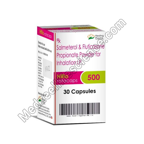 Hiflo Rotacaps 500 Mcg capsules (Salmeterol/Fluticasone)