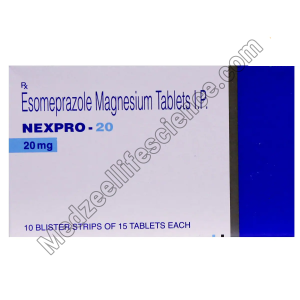 NEXPRO 20MG TABLETS (Esomeprazole)