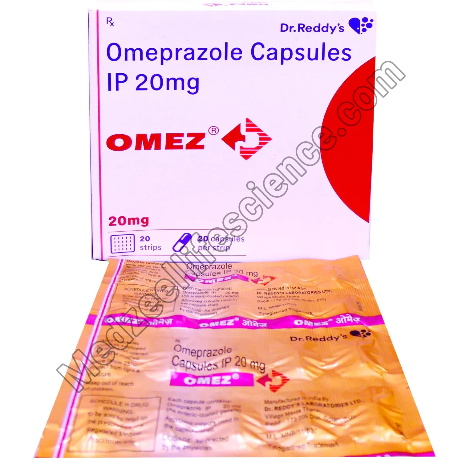 OMEZ 20MG CAPSULES (Omeprazole)