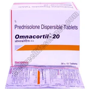 Omnacortil 20Mg Tablets (Prednisolone)
