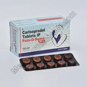 Pain O Soma 350mg Tablet (Carisoprodol)
