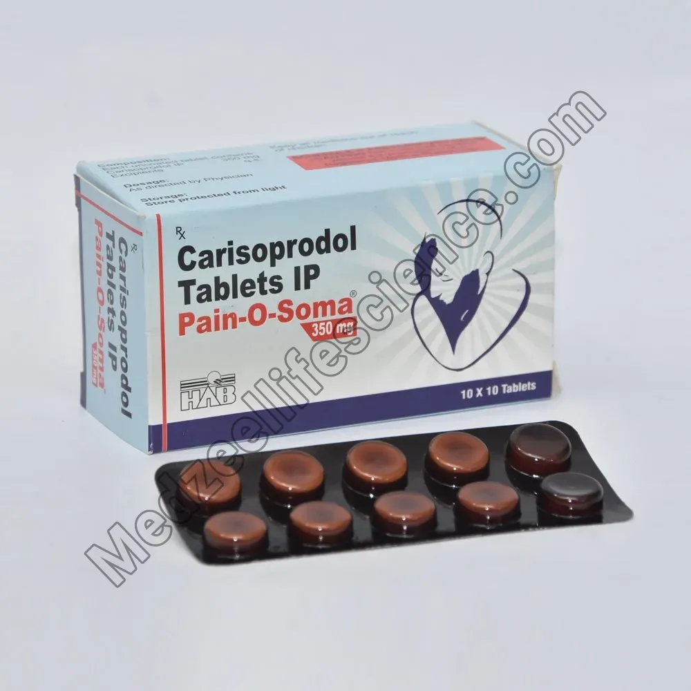 Pain O Soma 350mg Tablet (Carisoprodol)