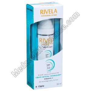 Rivela Sunscreen Lotion SPF 50 (Vitamin E)