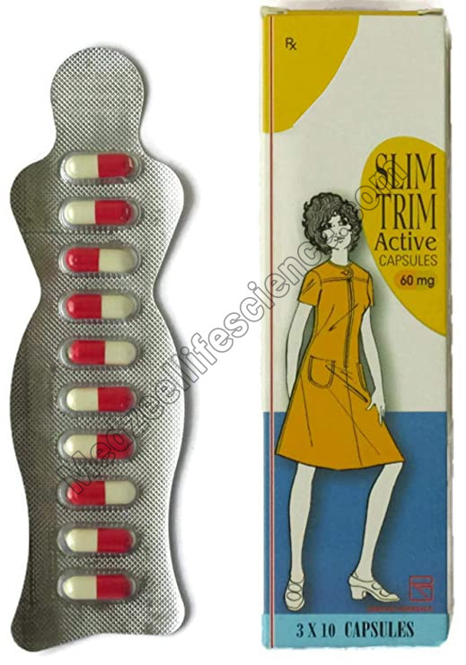 SLIM TRIM ACTIVE 60MG CAPSULES (ORLISTAT)
