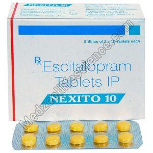 Nexito 10 Mg Tablet (Escitalopram)