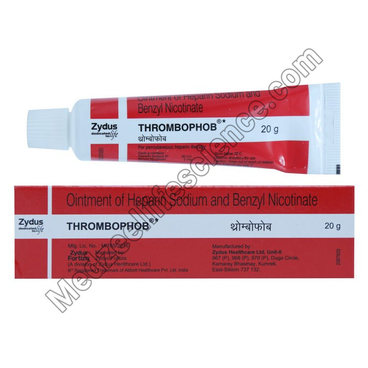 Thrombophob Ointment (Heparin Sodium + Benzyl Nicotinate)