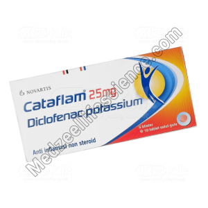 Cataflam 25mg tablet (Diclofenac)