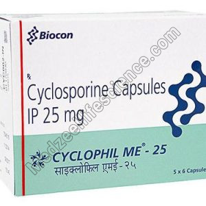 Cyclophil Me 25mg Capsule (Cyclosporine)