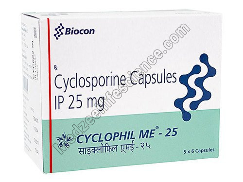 Cyclophil Me 25mg Capsule (Cyclosporine)