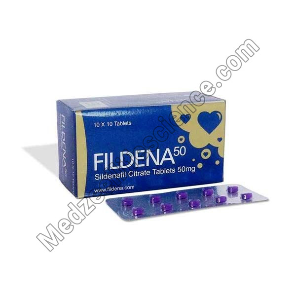 Fildena 50Mg Tablet (Sildenafil)