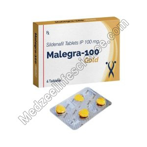 Malegra Gold 100Mg Tablet (Sildenafil)