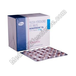 Minipress XL 2.5mg Tablet (Prazosin)