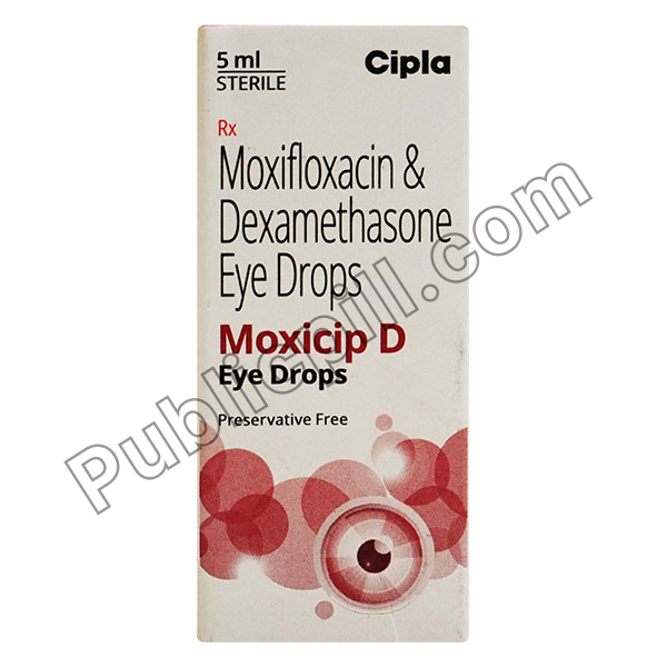 Moxicip D Eye Drop (Moxifloxacin + Dexamethasone)