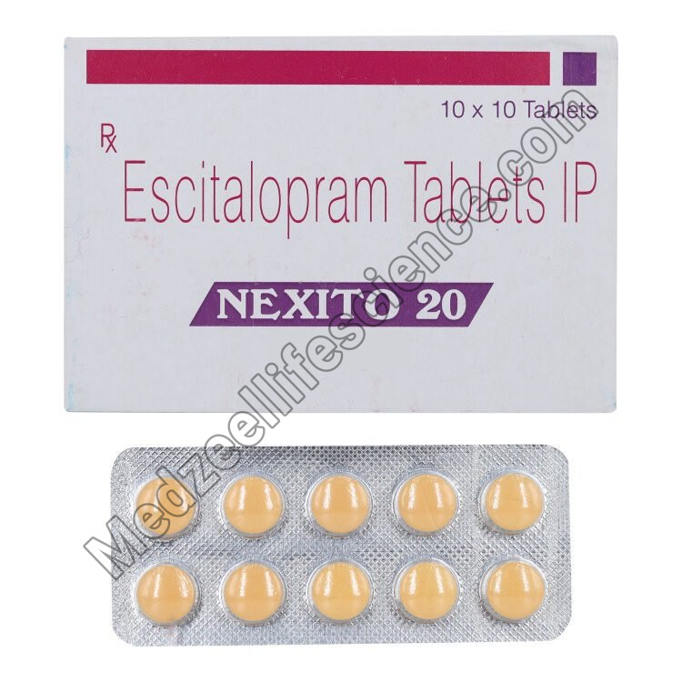 Nexito 20mg tablet (Escitalopram )