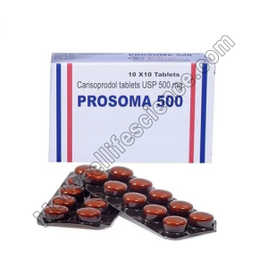 Prosoma 500mg Tablet (Carisoprodol)
