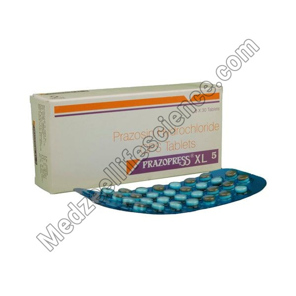 Prazopress XL 5mg Tablet (Prazosin)
