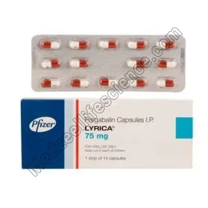 Lyrica 75mg Capsule (Pregabalin)