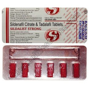 Sildalist Strong 140Mg Tablet (Sildenafil/Tadalafil)
