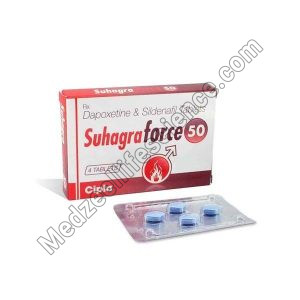 Suhagra Force 50Mg Tablet (Sildenafil/Dapoxetine)