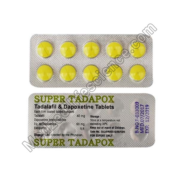 Super Tadapox Tablet (Tadalafil/Dapoxetine)