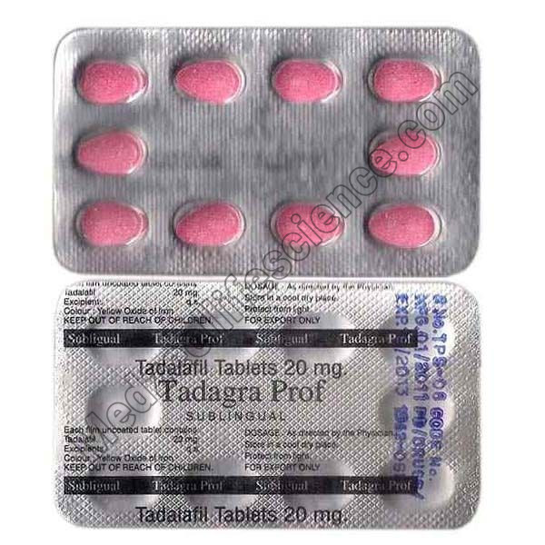 Tadagra Prof 20Mg Tablet (Tadalafil)