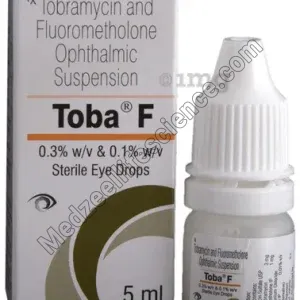Toba F Eye Drop (Tobramycin + Fluorometholone)