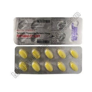 Toptada CT Soft 20mg tablet (Tadalafil)