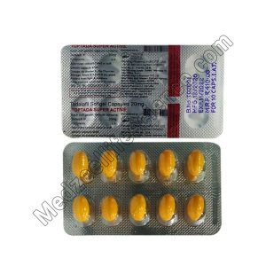 Toptada Super Active 20mg Tablet (Tadalafil)