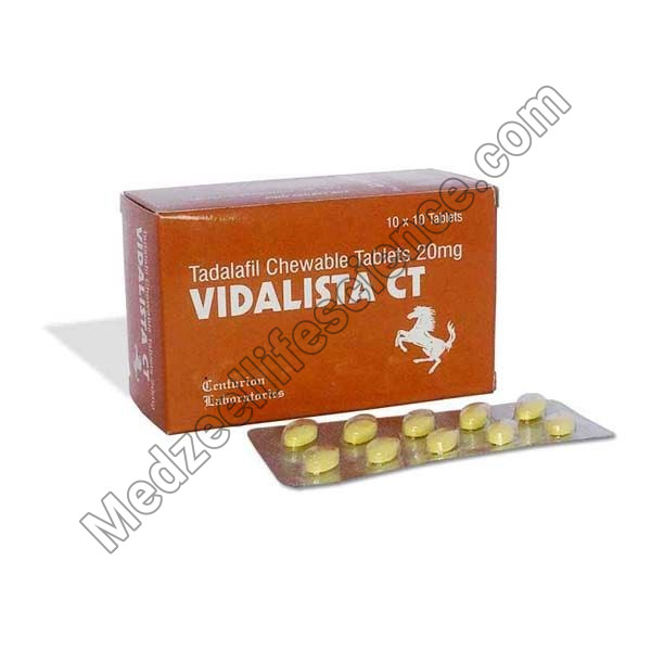 Vidalista Ct 20Mg Tablet (Tadalafil)