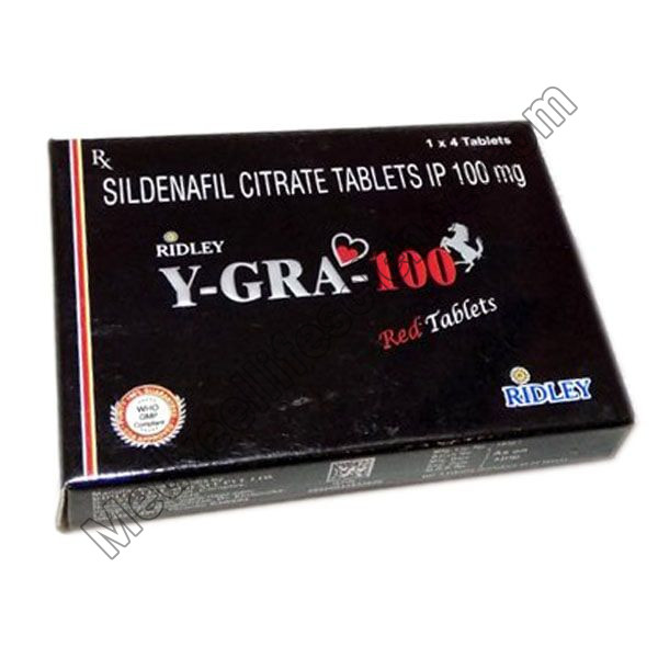 Y Gra 100Mg Tablet (Sildenafil)