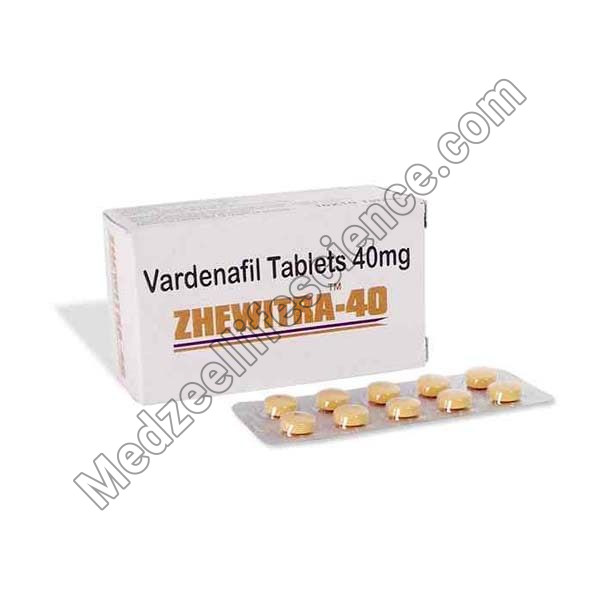 Zhewitra 40Mg Tablet (Vardenafil)