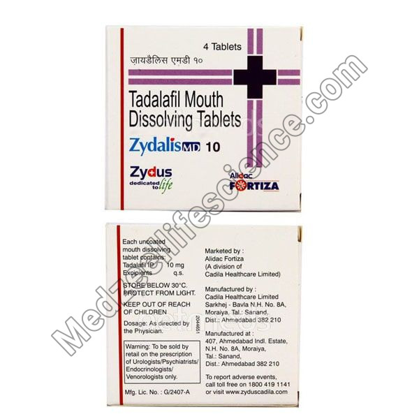 Zydalis 10mg Tablet (Tadalafil)